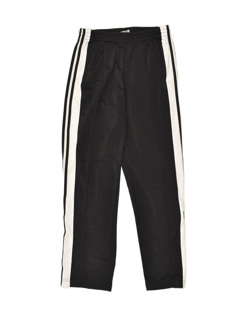 ADIDAS Womens Tracksuit Trousers UK 12 Medium  Black Polyester | Vintage Adidas | Thrift | Second-Hand Adidas | Used Clothing | Messina Hembry 