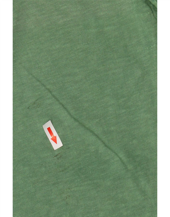 Levi's Mens T-Shirt Top Medium Green Flecked Cotton