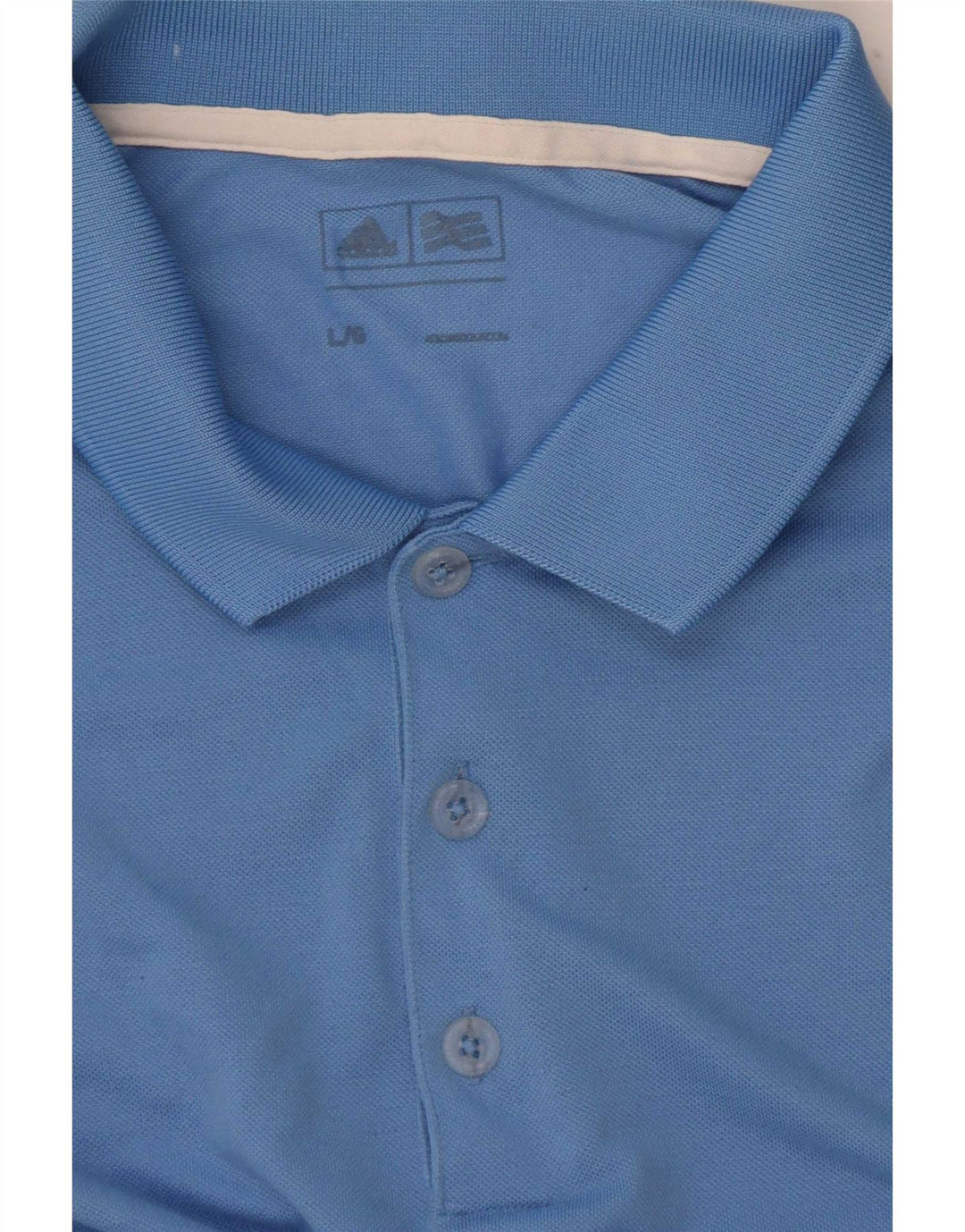 Adidas Mens Polo Shirt Large Blue