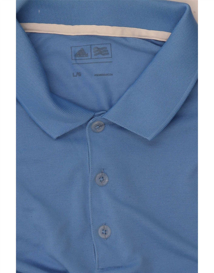 Adidas Mens Polo Shirt Large Blue