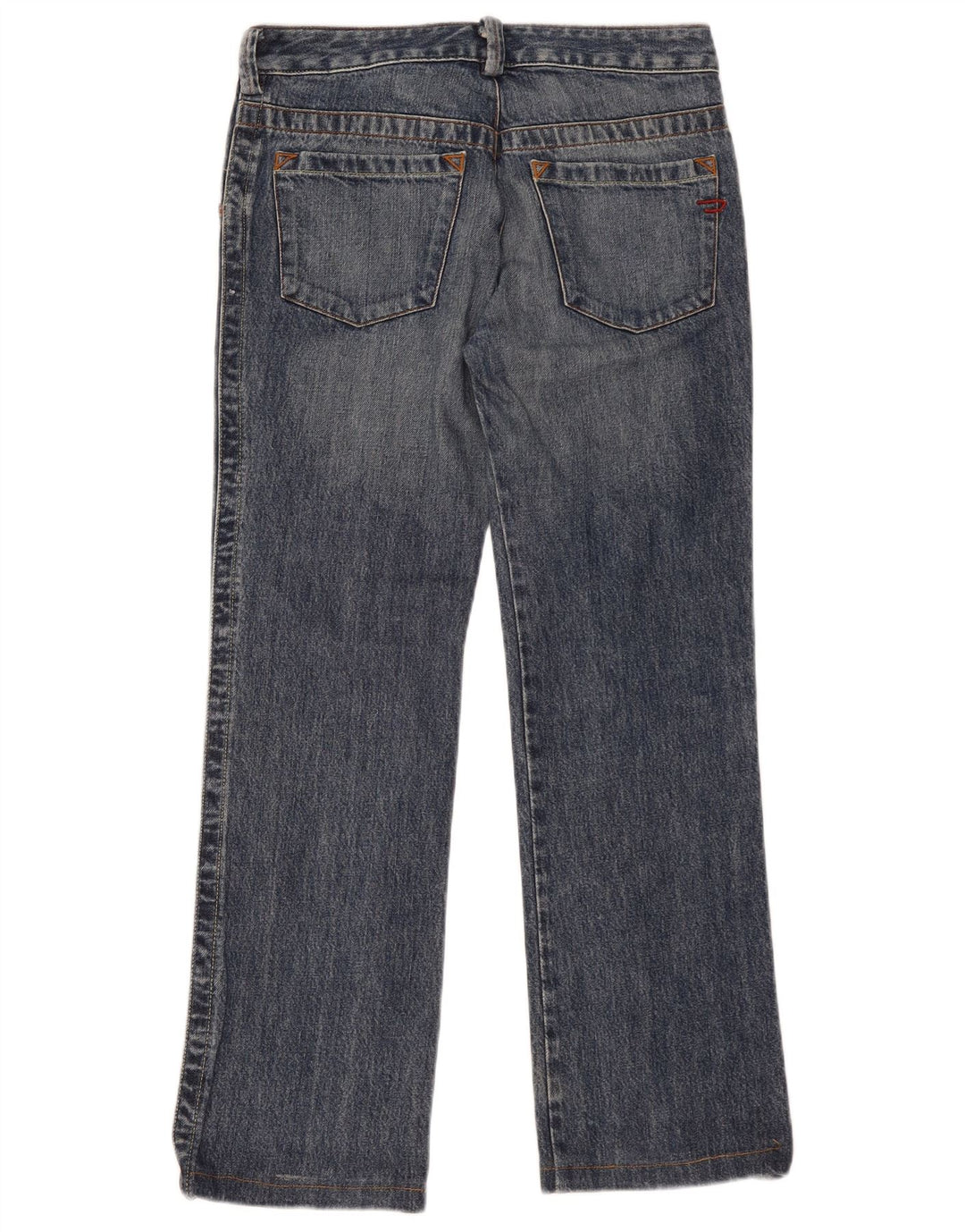 DIESEL Womens Straight Jeans W29 L30 Blue Cotton