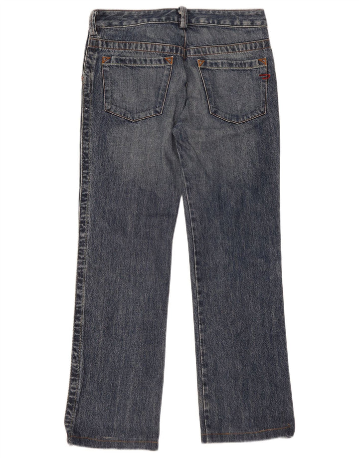 DIESEL Womens Straight Jeans W29 L30 Blue Cotton