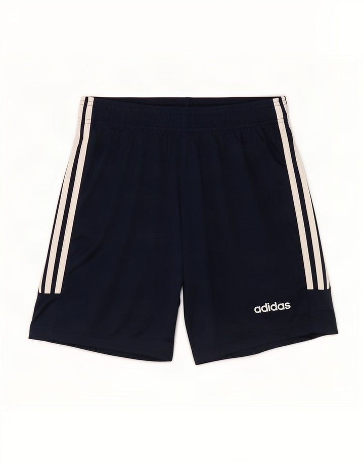 Adidas Mens Climalite Sport Shorts Small Navy Blue Polyester