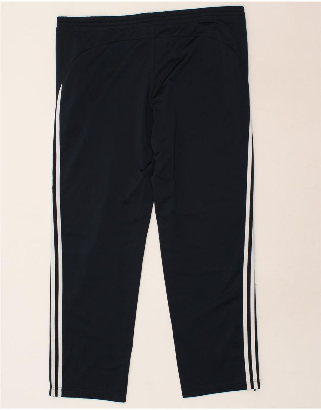 ADIDAS Mens Tracksuit Trousers UK 42/44 Large Navy Blue Polyester Vintage Adidas and Second-Hand Adidas from Messina Hembry 