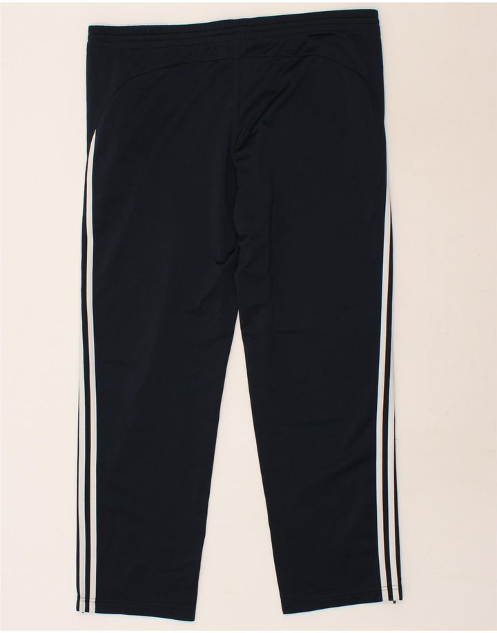 ADIDAS Mens Tracksuit Trousers UK 42/44 Large Navy Blue Polyester Vintage Adidas and Second-Hand Adidas from Messina Hembry 