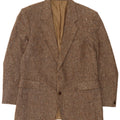 Vintage Mens 2 Button Blazer Jacket UK 38 Medium Beige Flecked