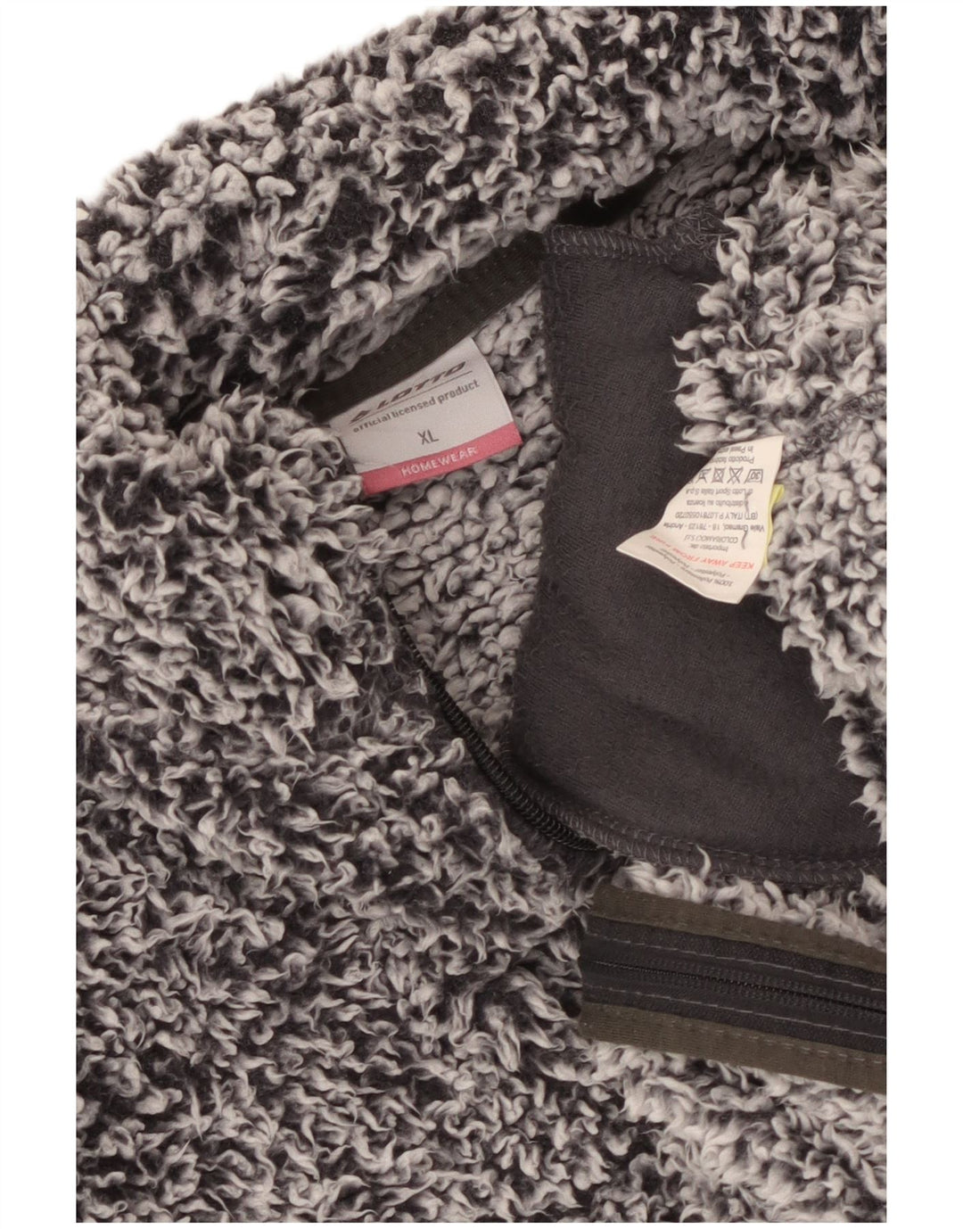 Lotto Womens Fleece Jacket UK 18 XL Grey Flecked Polyester