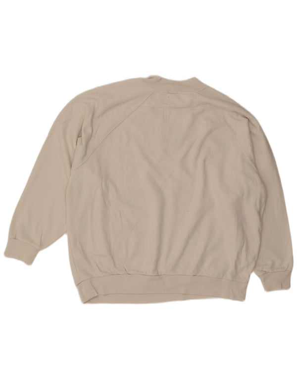 Gap Mens Graphic Oversized Sweatshirt Jumper Medium Beige