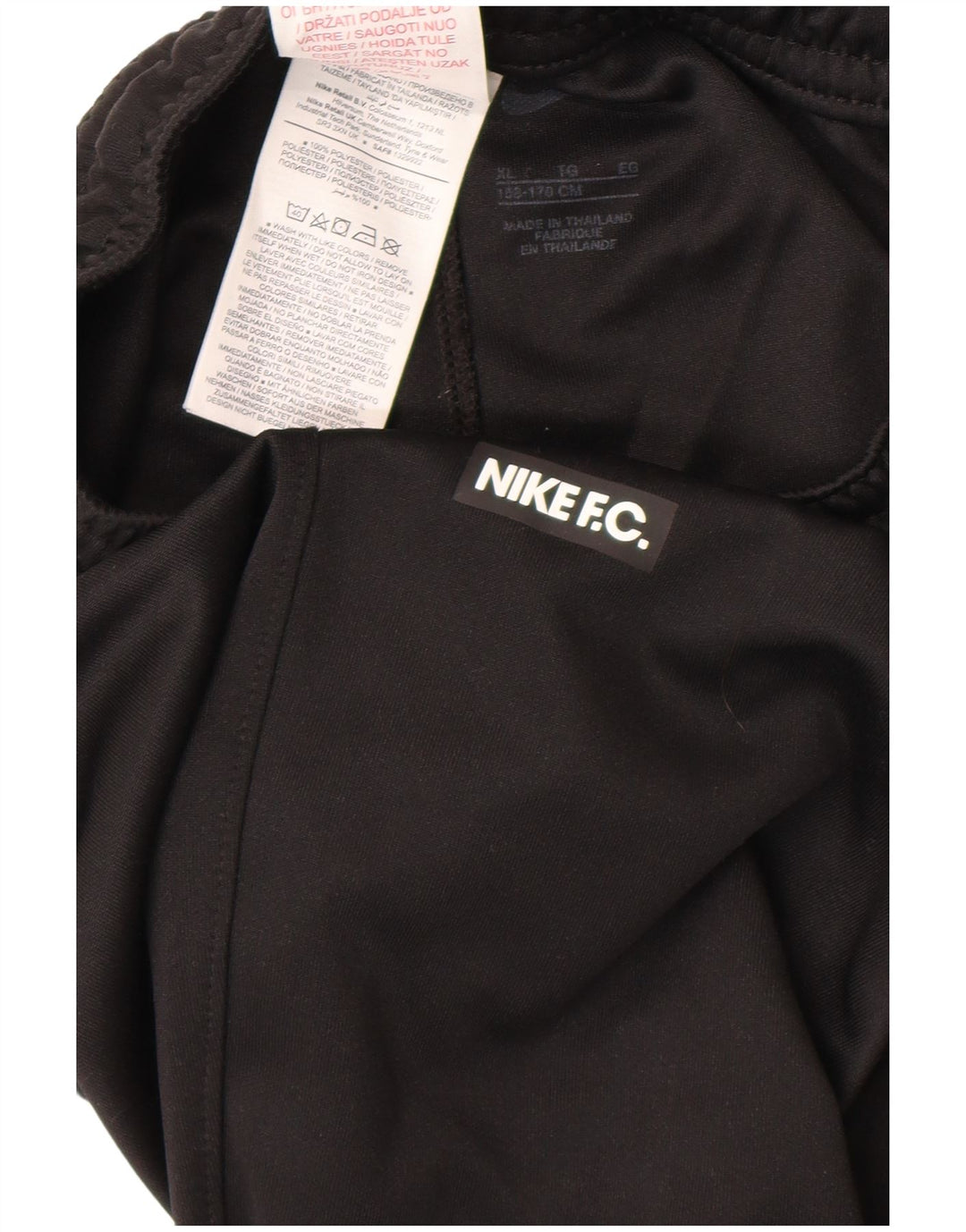Nike Boys Tracksuit Trousers Joggers 13-14 Years XL Black Polyester