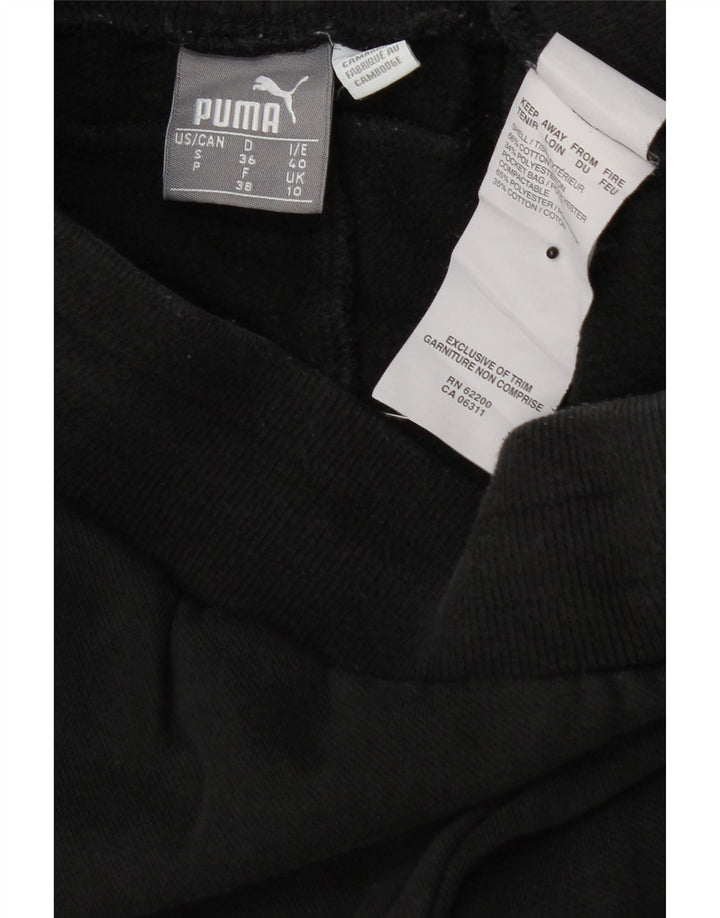 PUMA Womens Tracksuit Trousers UK 10 Small Black Cotton Vintage Puma and Second-Hand Puma from Messina Hembry 