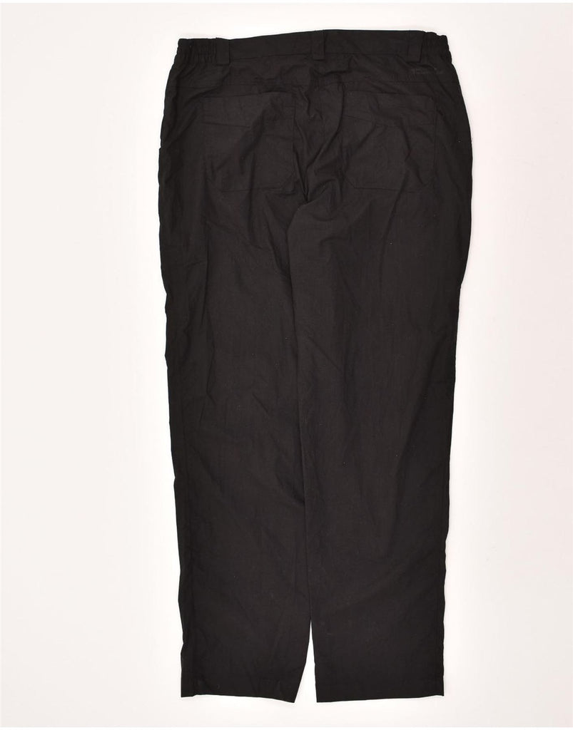 MOUNTAIN WAREHOUSE Womens Casual Trousers UK 14 Large W32 L30  Black | Vintage Mountain Warehouse | Thrift | Second-Hand Mountain Warehouse | Used Clothing | Messina Hembry 