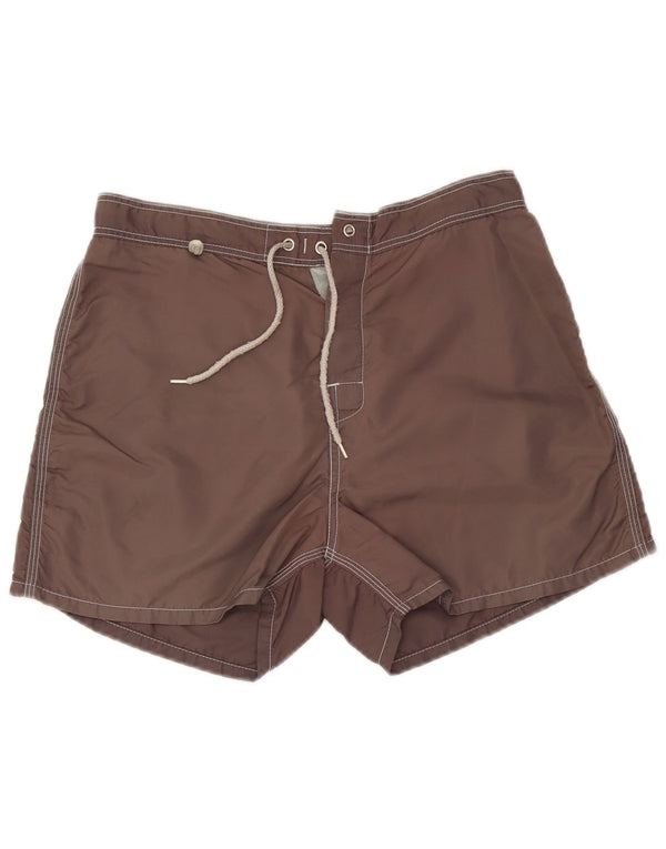 Sundek Mens Swimming Shorts Medium Grey Colourblock Nylon