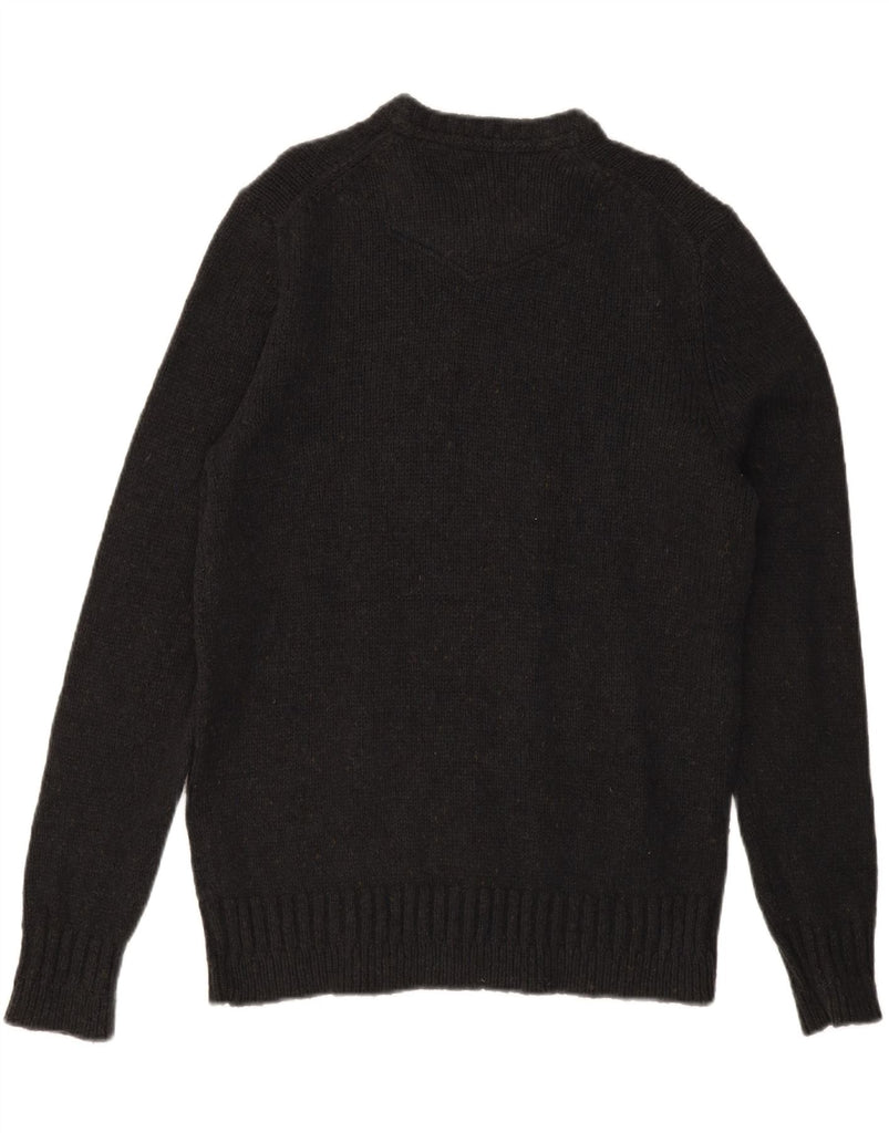 FAT FACE Mens Crew Neck Jumper Sweater Large Black Vintage Fat Face and Second-Hand Fat Face from Messina Hembry 