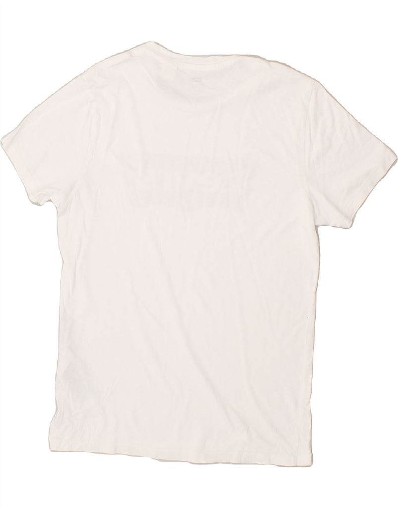 LEVI'S Mens Graphic T-Shirt Top Small White Cotton Vintage Levi's and Second-Hand Levi's from Messina Hembry 