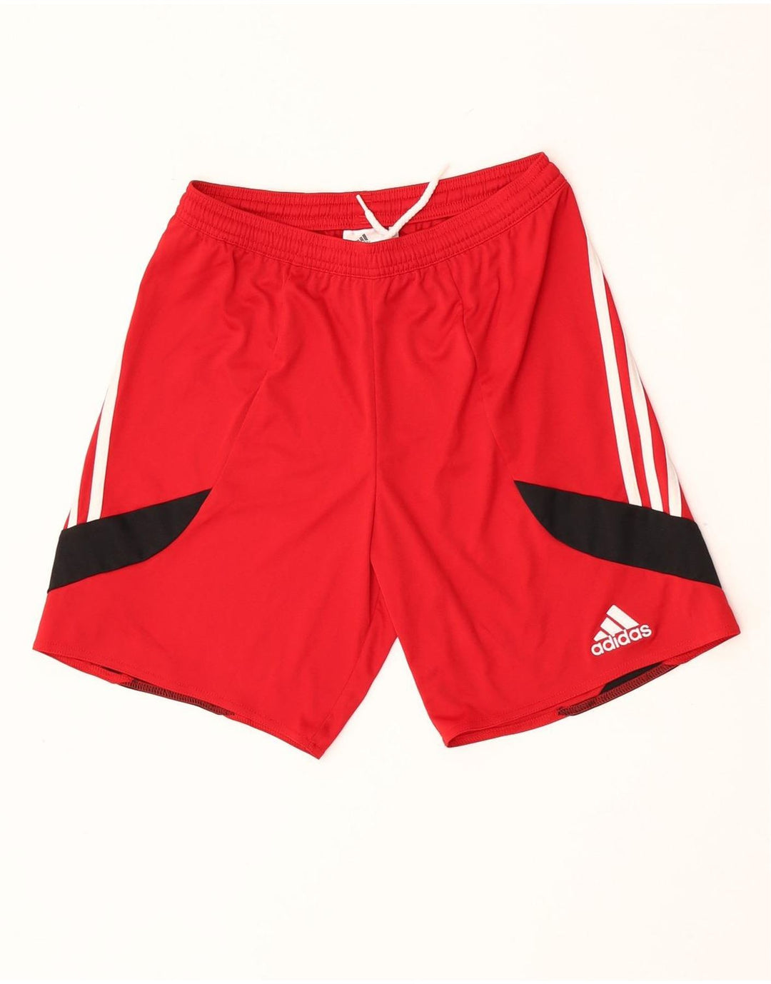 ADIDAS Mens Climalite Sport Shorts Small  Red Colourblock Polyester