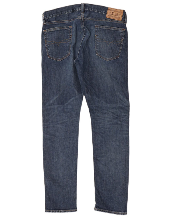 Polo Ralph Lauren Mens Slim Jeans W30 L30 Blue Cotton