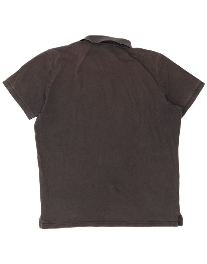 Gant Mens Regular Polo Shirt XL Grey Cotton