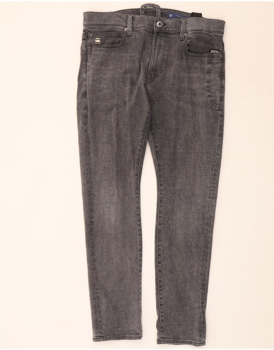 G-STAR Mens Slim Jeans W32 L30 Grey Cotton