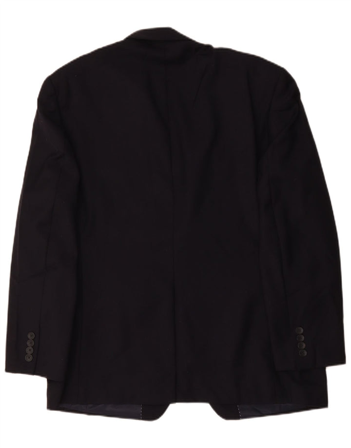 Nautica Mens 2 Button Blazer Jacket UK 40 Large Navy Blue Wool