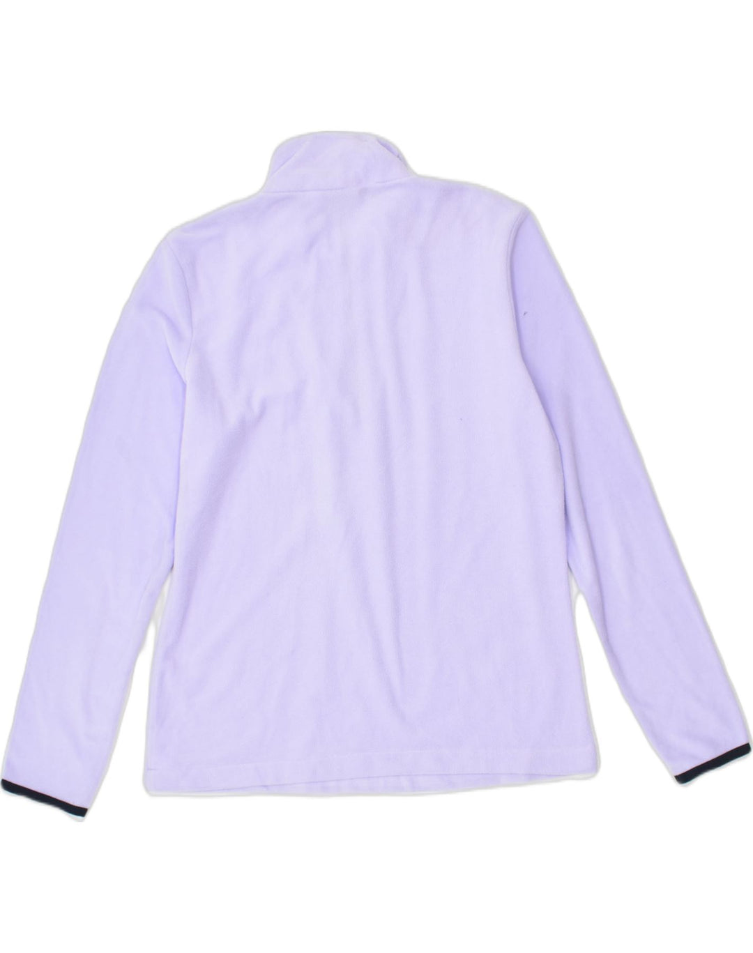 LOTTO Womens Zip Neck Fleece Jumper UK 10 Small Purple Polyester | Vintage | Thrift | Second-Hand | Used Clothing | Messina Hembry 