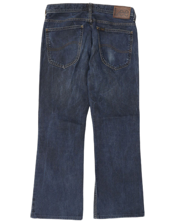 Lee Mens Denver Straight Jeans W33 L30 Blue Cotton