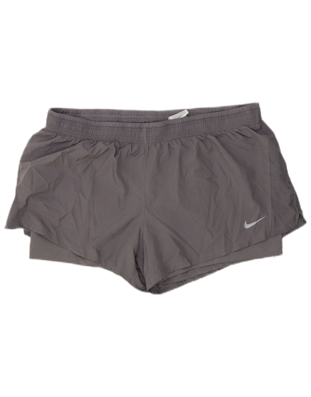 Nike Womens Dri Fit Sport Shorts UK 20 2XL Grey Polyester