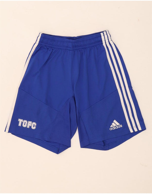 Adidas Mens Climacool Graphic Sport Shorts Small Blue Polyester