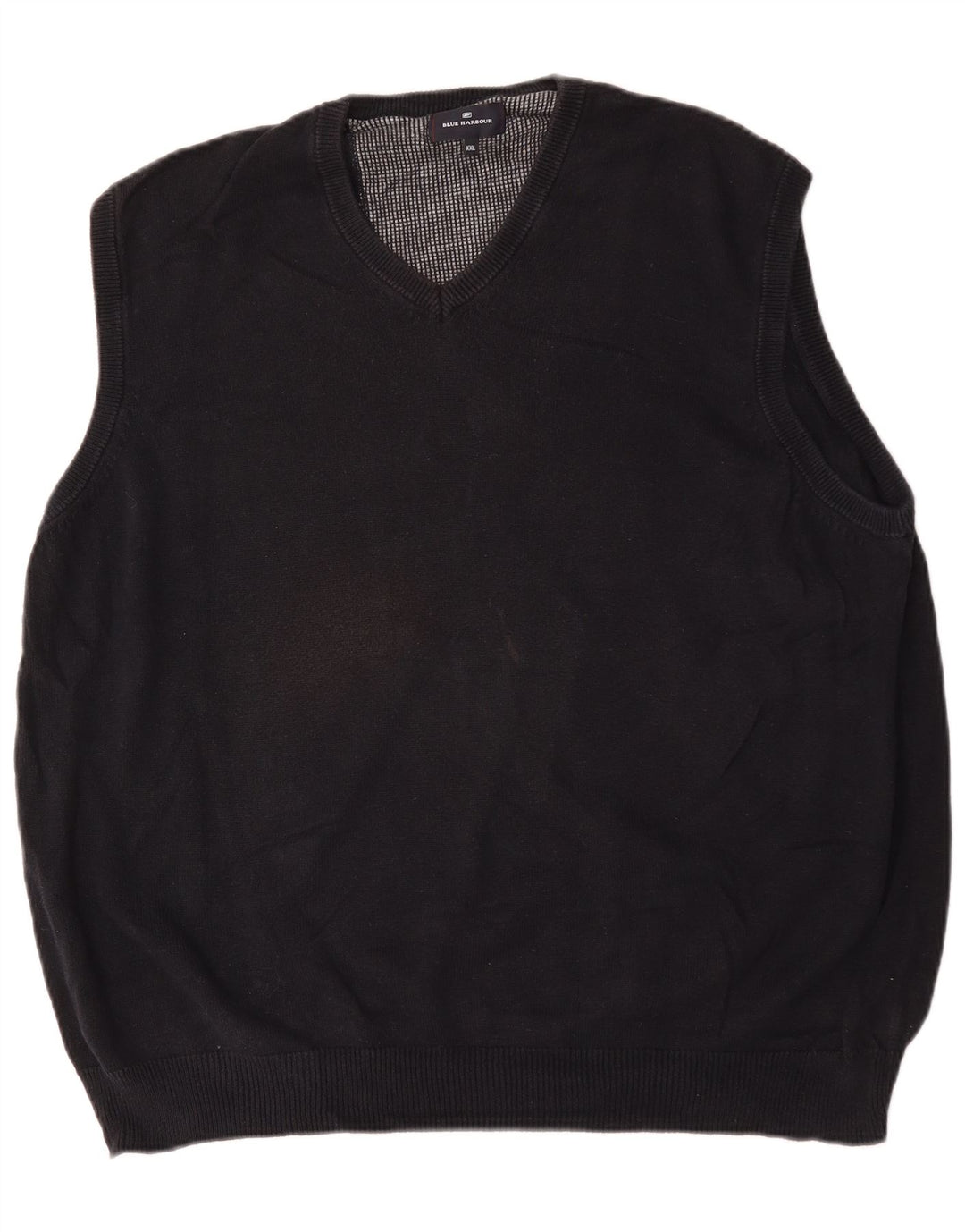 Marks & Spencer Mens Blue Harbour Vest Tank Top 2XL Navy Blue Cotton