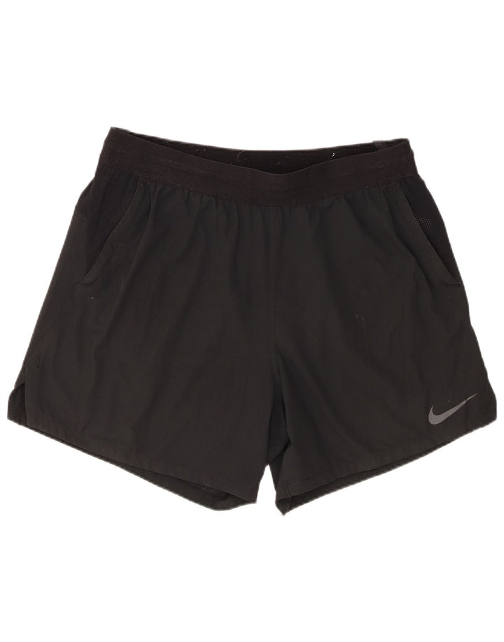 Nike Mens Dri Fit Standard Fit Sport Shorts XL  Black Polyester