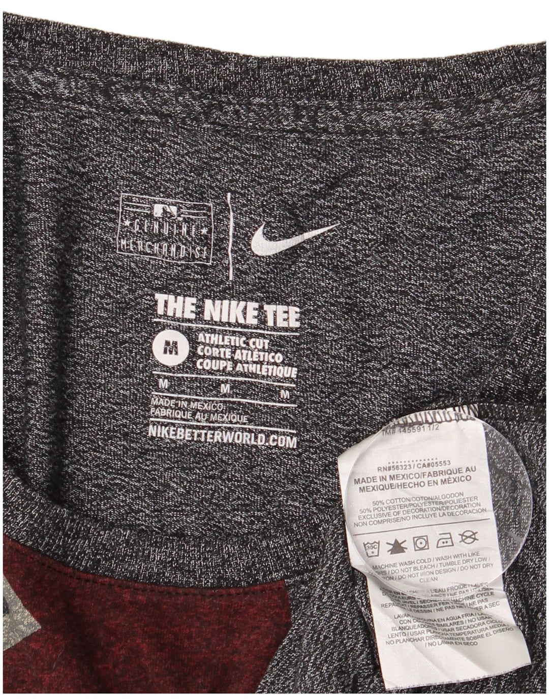 NIKE Womens Arizona Diamondbacks Graphic T-Shirt Top UK 12 Medium Grey