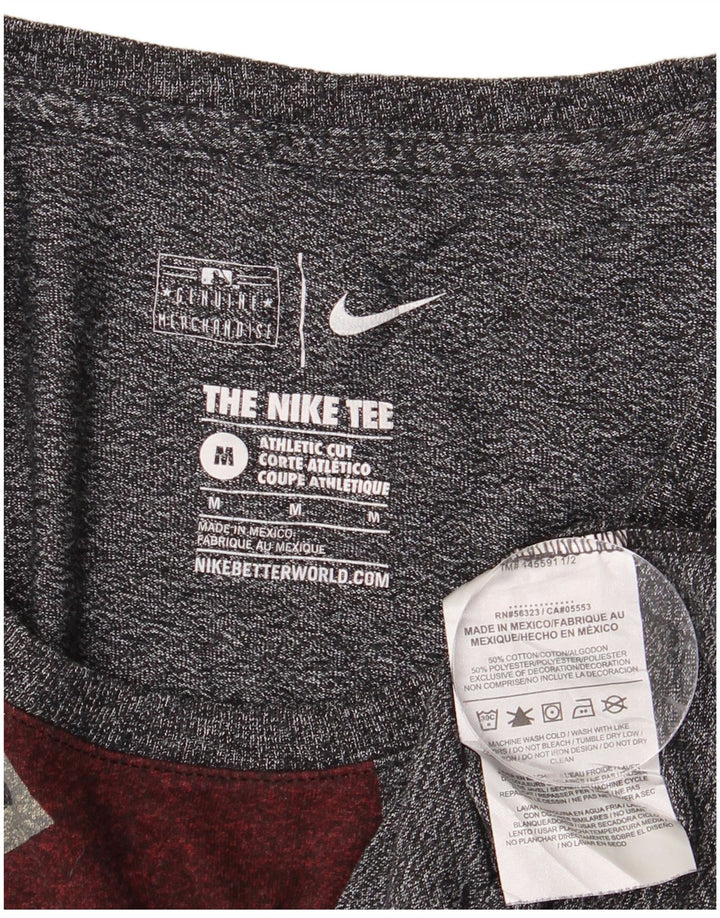 NIKE Womens Arizona Diamondbacks Graphic T-Shirt Top UK 12 Medium Grey