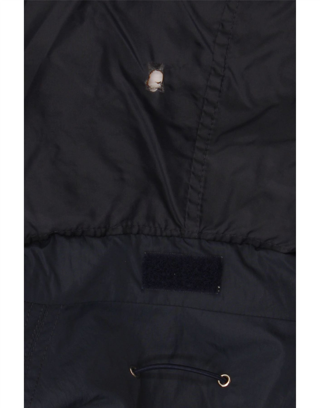 Gant Womens Hooded Rain Jacket UK 14 Medium Navy Blue Polyamide