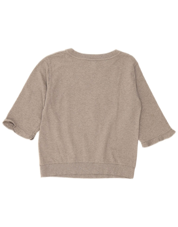 Liu Jo Womens Disney Graphic Sweatshirt Jumper UK 10 Small Grey Flecked