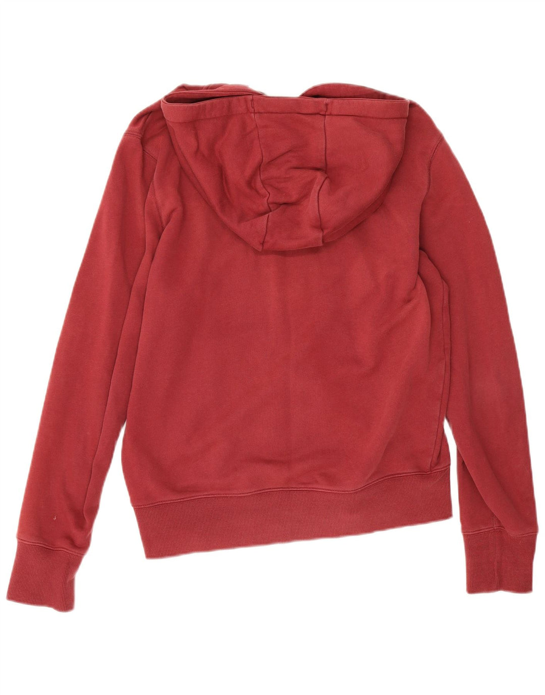 Lyle & Scott Mens Zip Hoodie Sweater Medium Red Cotton