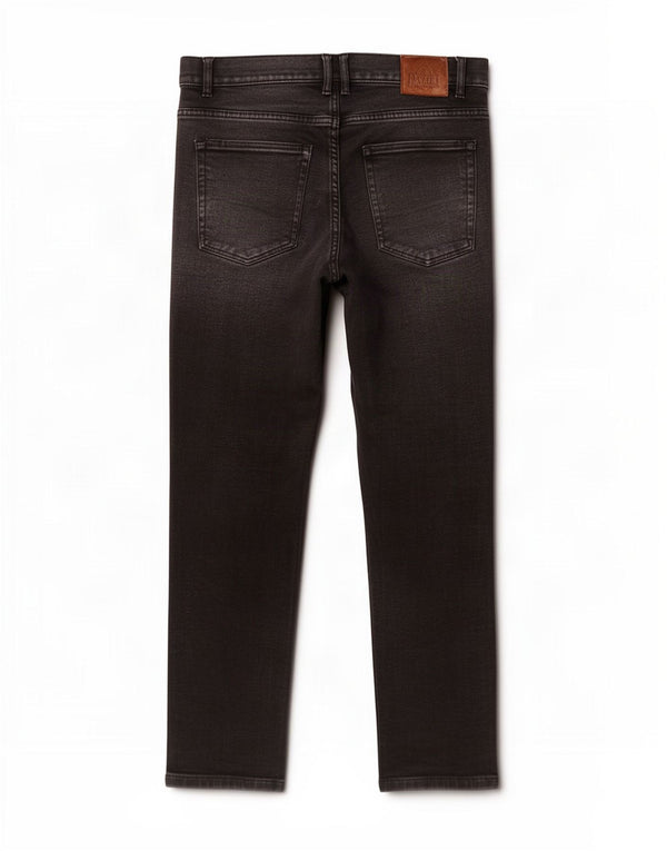 Zara Mens Slim Jeans EU 42 Large W32 L28 Black Cotton