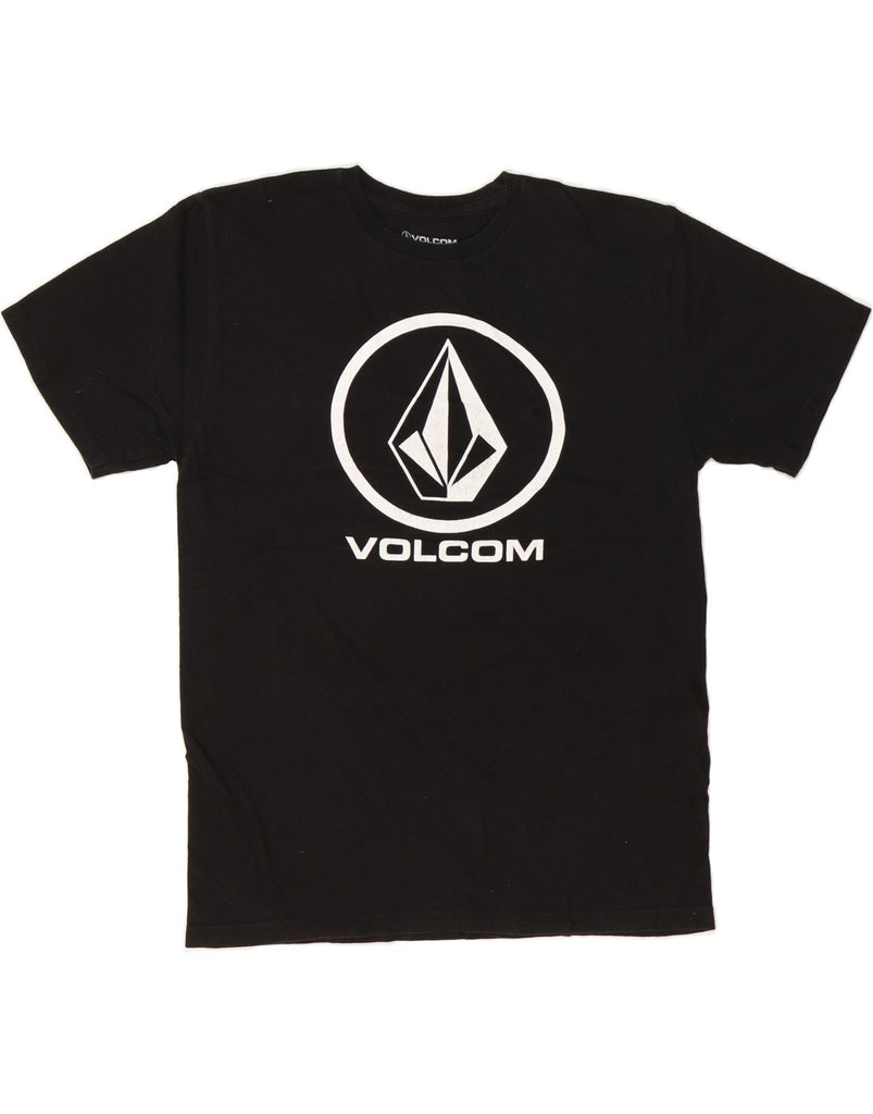 VOLCOM Boys Graphic T-Shirt Top 15-16 Years XL Black Cotton Vintage Volcom and Second-Hand Volcom from Messina Hembry 
