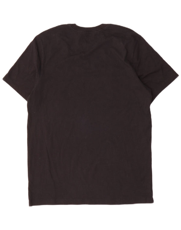 Jordan Mens Short Sleeve Graphic T-Shirt Top Large Black Cotton