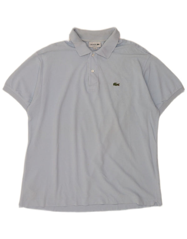Lacoste Mens Classic Fit Polo Shirt Size 6 XL Blue Cotton