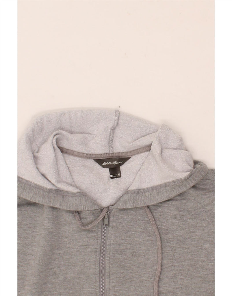EDDIE BAUER Mens Zip Hoodie Sweater Medium Grey Viscose Vintage Eddie Bauer and Second-Hand Eddie Bauer from Messina Hembry 
