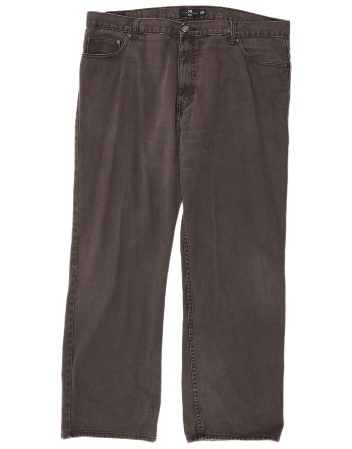 Marks & Spencer Mens Blue Harbour Straight Jeans W42 L31 Grey Cotton