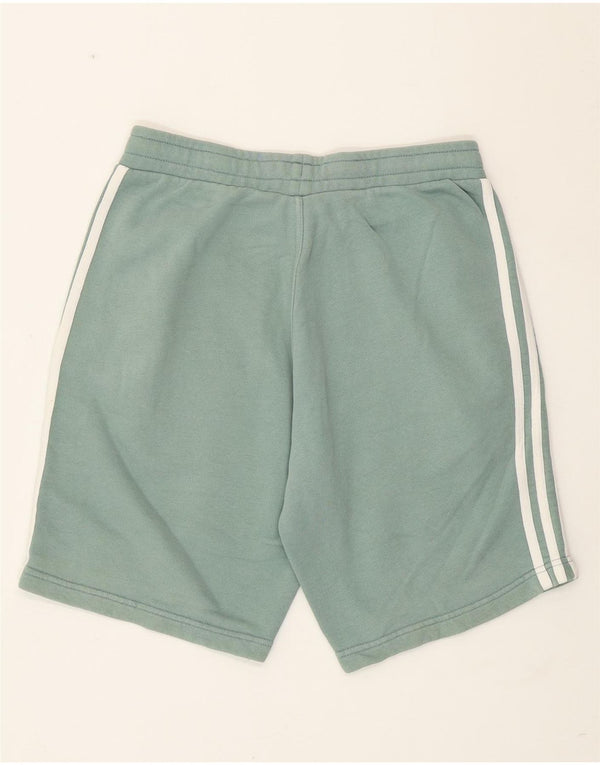 Adidas Mens Sport Shorts Small Green Cotton