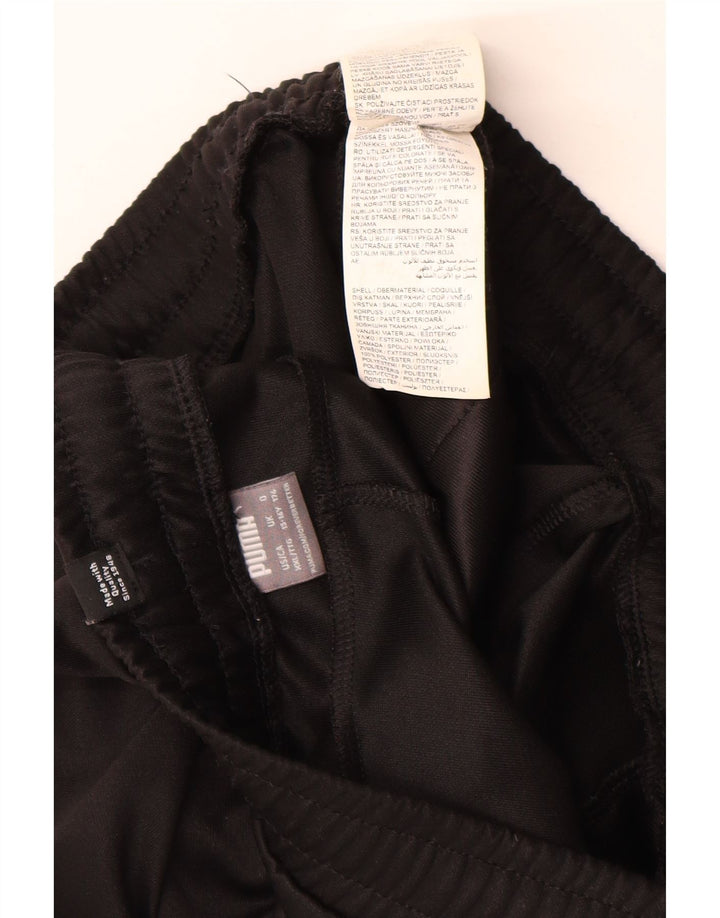 PUMA Boys Tracksuit Trousers Joggers 15-16 Years  Black Polyester