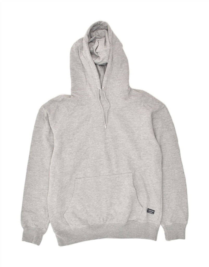 JACK & JONES Mens Hoodie Jumper Large Grey Cotton | Vintage Jack & Jones | Thrift | Second-Hand Jack & Jones | Used Clothing | Messina Hembry 