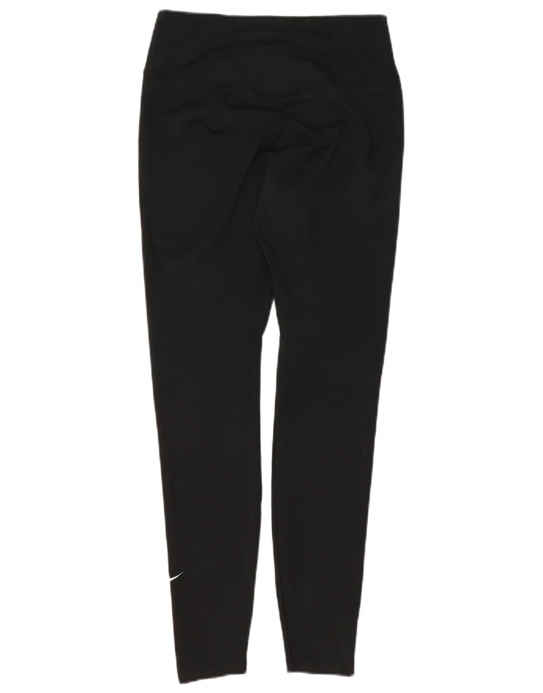 Nike Womens Leggings UK 12 Medium Black Polyester