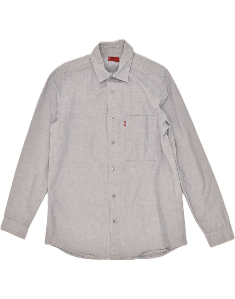 LEVI'S Mens Shirt Medium Grey Cotton | Vintage Levi's | Thrift | Second-Hand Levi's | Used Clothing | Messina Hembry 