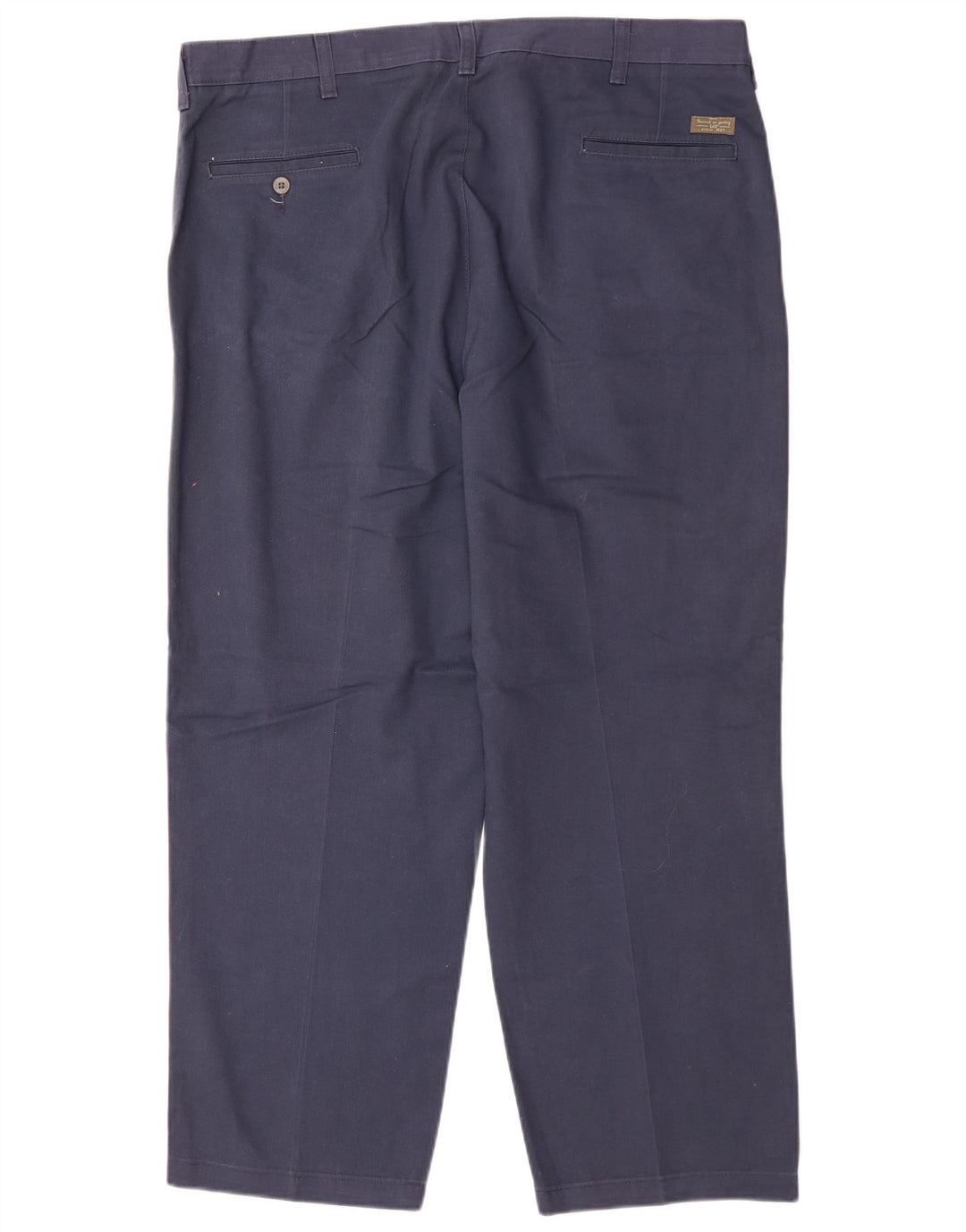 LEE Mens Straight Chino Trousers W40 L29 Navy Blue Cotton