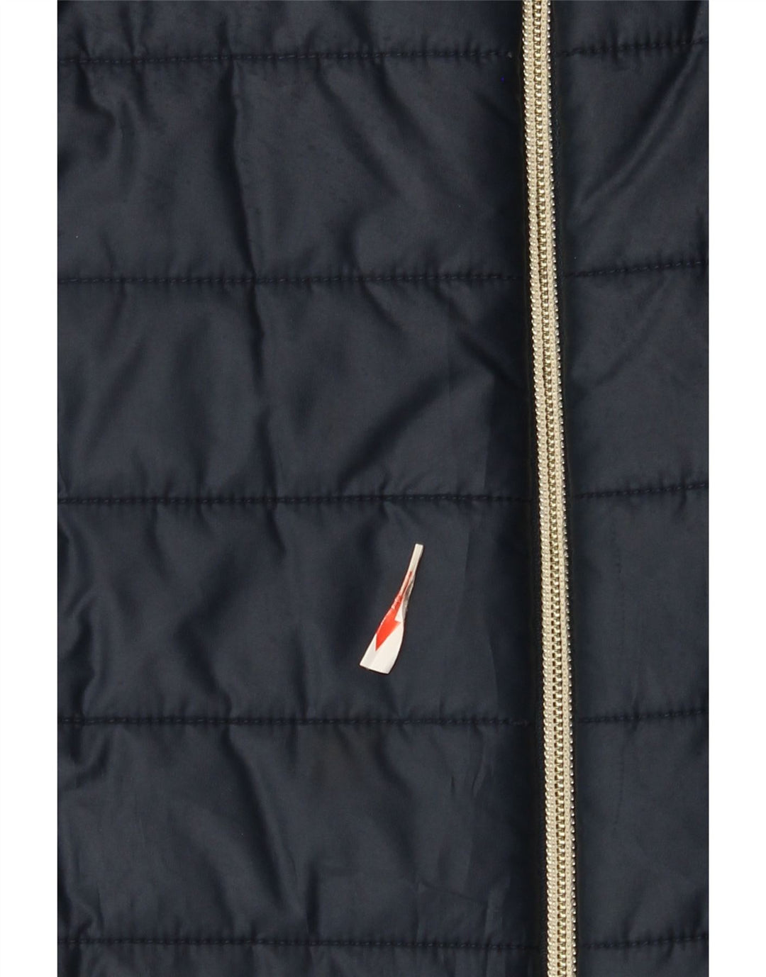 Enrico Coveri Womens 3/4 Sleeve Padded Jacket IT 48 XL Navy Blue Polyester