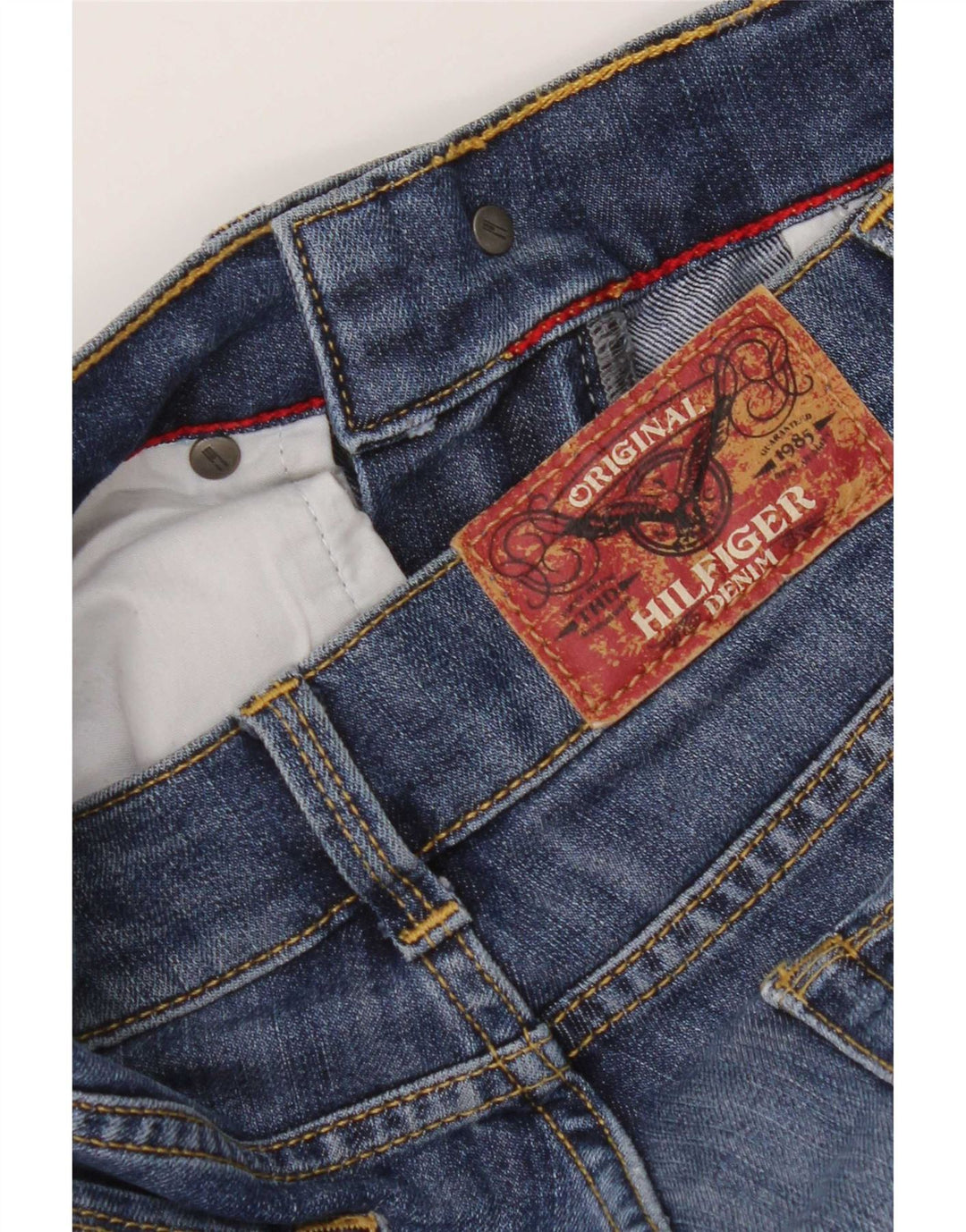 Tommy Hilfiger Womens Straight Jeans W26 L30 Blue