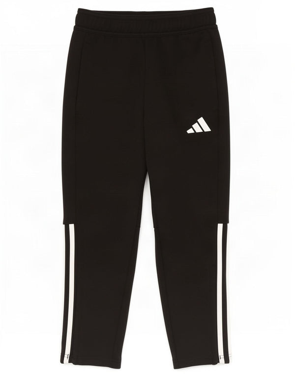Adidas Boys Aeroready Tracksuit Trousers 7-8 Years Black Polyester