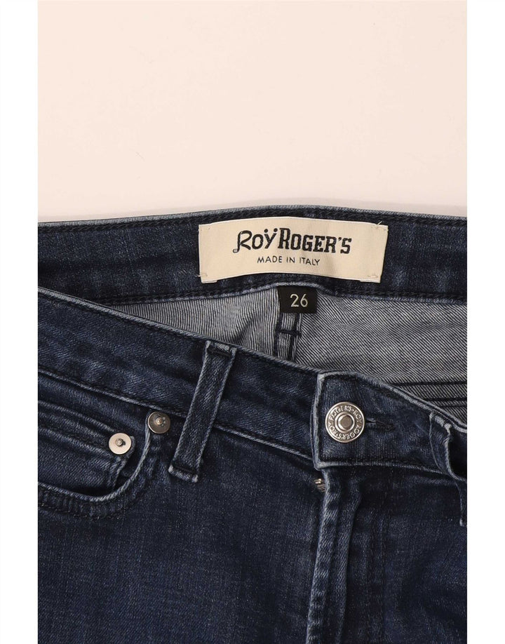 Roy Rogers Womens Skinny Jeans W26 L26 Navy Blue